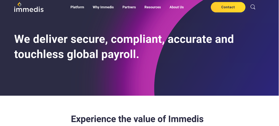 Immedis Homepage